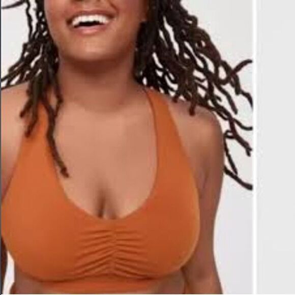 Aerie Sports Bra M Brown Perfect Holiday Gift Ready Stocking Stuffer Gift Under - Picture 9 of 9